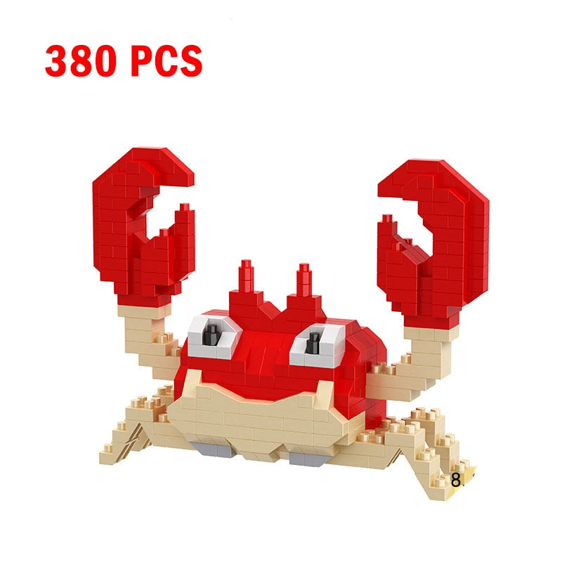Pokemon Small Building Pokemon Blocks Small Cartoon Picachu Animal Model Education Game Graphics Pokemon Toys For Kids Birthday