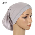 Ramadan Undercap Head Cover for Jewish Instant Jersey Bonnet Hijab Turbans for Women Muslim Fashion Inner Cap Turbante Capelli
