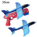 Airplane Launcher Toy Children Bubble Catapult Plane Catapult Gun Outdoor EPP Foam Airplane Launcher Shooting Game Toy for Kids
