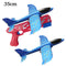 Airplane Launcher Toy Children Bubble Catapult Plane Catapult Gun Outdoor EPP Foam Airplane Launcher Shooting Game Toy for Kids