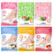 PUTIMI 6packs Exfoliating Foot Mask Feet Peeling Mask Spa Socks Smooth Dead Skin Remover Moisturizing Whitening Foot Mask