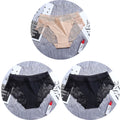 3Pcs/Lot Lace Women&#39;s Panties Sets Ice Silk Seamless Underwear Female Transparent  Briefs Mid-Rise Lady Panty Woman Lingerie