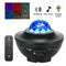 LED Starry Sky Projector Night Light Galaxy Star Projector Ocean Wave Night Lamp With Music Bluetooth Speaker For Childrens