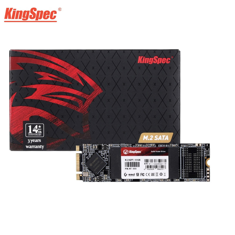 KingSpec M2 2280 SSD M.2 SATA 128gb 256 gb 512gb 1TB HDD 120g 240g NGFF SSD 2280mm 2TB HDD disco duro for Desktop Laptop Xiaomi