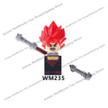 KT1007 KT1009 KT1011 KT1020 KF6142 Dragon Ball Z Goku Vegeta Trunks Kuririn Mini Action toy Figures Kids Assemble dolls Gifts