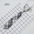 Shirt Necktie Women College Style JK Plaid Uniform  Detachable Collars Removable Ties Apparel Accessories галстук женский