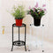Two-Layer Elegant Metal Plant Stand Shelf Potted Plant Holder Modern Tall Plant Pot Stands for Indoor Outdoor Decor