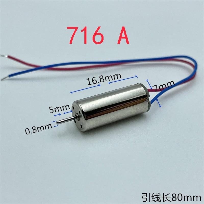 DC3V 3.7V 0408,412,612,615,617.716,720,816,8520,1020,8523 Ultrahigh Speed Coreless Motor RC Drone Tail Engine UAV Accessories