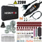 Dremel mini electric drill engraver Rotary Tool polishing machine 180W Power Tool Variable Speed engraving pen with accessories