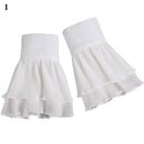 New Fake sleeves autumn winter wild sweater decorative sleeves pleated wrist Pleated organ fake sleeves universal fake cuff