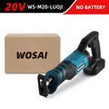 WOSAI 20V Brushless Electric Reciprocating Saw Adjustable Three Orientations Modes Cutting Saw Portable Cordless Power Tools