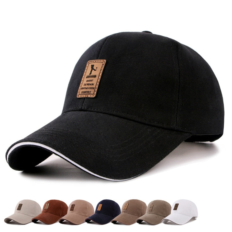 Fashion Men's Baseball Cap Cotton Peaked Cap Summer Autumn Hat Outdoor Sports Sun Hat Lightweight Breathable Quick-drying Hats
