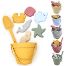 Children Summer Toys with Cute Animal Model Ins Seaside Beach Toys Rubber Dune Sand Mold Tools Sets Baby Bath Toy Kids Swim Toy