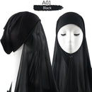 Women Muslim Instant Chiffon Hijab With Cap Underscarf Bonnet HIjabs  Scarf Islam Headscarf Headwrap Turbante