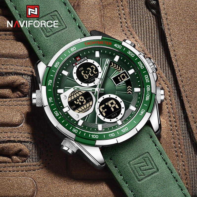 New NAVIFORCE Fashion Military Watches for Men Luxury Original Sports Chronograph Watch Waterproof Quartz WristWatch Clock Gift