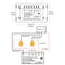 MOES Smart Glass Panel Switch Smart Life/Tuya App Multi-Control Association, Voice Control with Alexa,Google Home,1/2/3/4 Gang