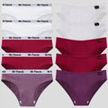 10PCS/Set Women&#39;s Underwear Cotton Panty Sexy Panties Female Underpants Solid Color Panty Intimates Women Lingerie S-4XL