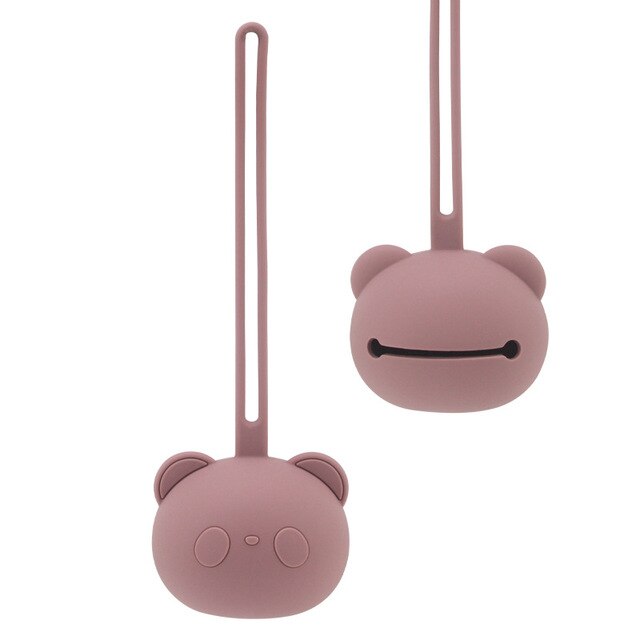 Silicone Nipple For Newborns Personalized Kids Pacifier Holder Portable Food Grade Nipple Case Baby Nursing Accessories