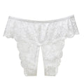 XL - 4XL Plus Size Open Crotch Panties For Sex Lace Transparent Underwear Women Sexy Lingerie Stretching Thongs Femme Christmas