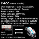 Mini Fast Wire Cable Connectors Universal Compact Conductor Spring Splicing Wiring Connector Push-in Terminal Block P421 F12