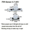 5V 12V 24V 4A Dimmable Sensor Switch Hand Wave Dimmer PIR Switch for LED Strip LED,Touch switch for  Kitchen Cabinet LED Lights