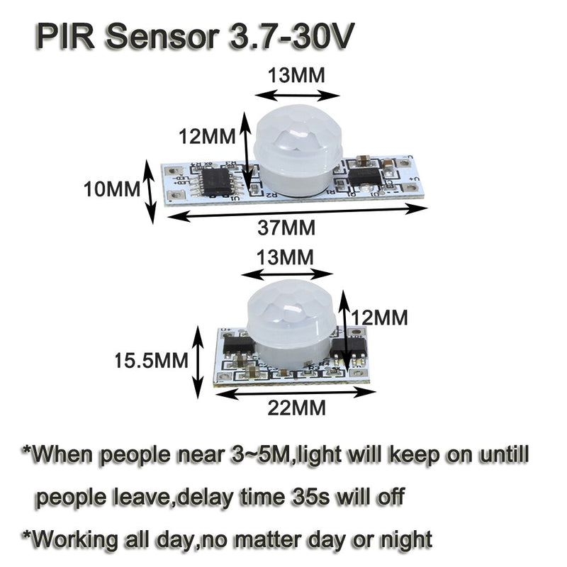 5V 12V 24V 4A Dimmable Sensor Switch Hand Wave Dimmer PIR Switch for LED Strip LED,Touch switch for  Kitchen Cabinet LED Lights