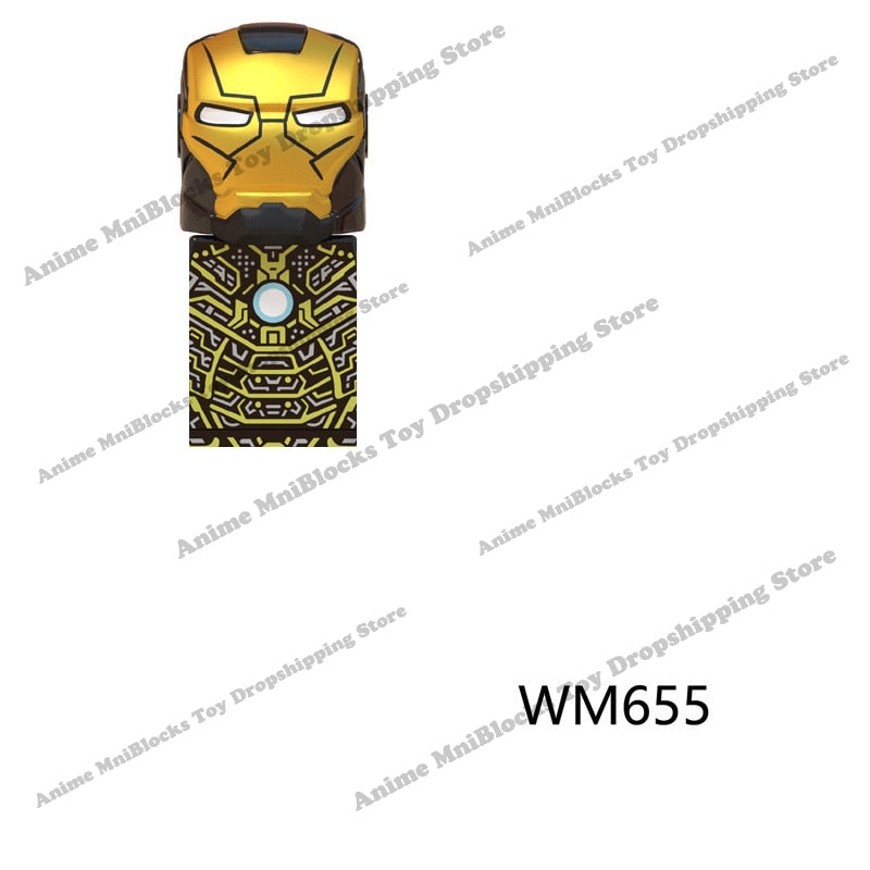 WM blocks 6052 6055 6056 6061 6063 6068 6071 6132 Disney anime bricks mini action toy figures Assemble blocks kids toys gifts