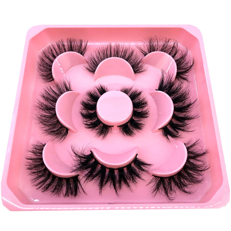 2022 New 5 pairs natural false eyelashes fake lashes long makeup 3d mink lashes eyelash extension mink eyelashes short eyelashes