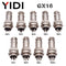YIDI 5/10Set GX12 GX16 GX20 2 3 4 5 6 7 8 9 10 12 14 15 Pin Male Female Lc Cable Aviator Aviation Circular Connector Plug Socket