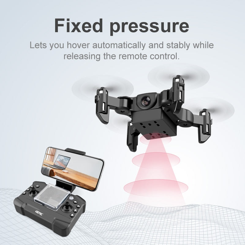 V2 Mini Drone 4K 1080P HD Camera WiFi Fpv Air Pressure Altitude Hold Professional  Foldable Quadcopter RC Drone Kid Toys GIft