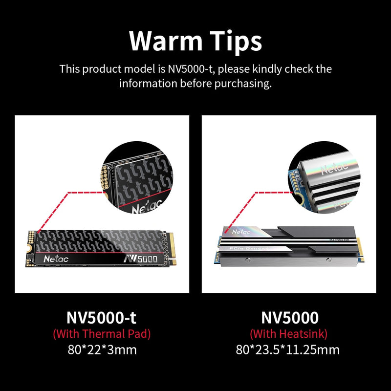 Netac M2 SSD NVME SSD 1tb 2tb 512gb 256gb 128gb M.2 2280 PCIe 500gb 250gb Internal Solid State Drives Hard Disk