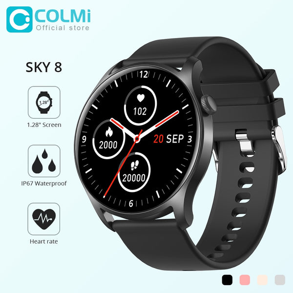 COLMI SKY 8 Smart Watch Women Full Touch Screen Fitness Tracker IP67 Waterproof Bluetooth Smartwatch Men For Android iOS Phone