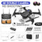 2022 New LSRC Quadcopter E88-525 Pro WIFI FPV Drone With Wide Angle HD 4K Camera Height Hold Avoidance RC Foldable Dron Gift Toy