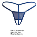 Thin  Popular Color Block Sexy G-string Female Women Thong Skinny   for Daily Wear