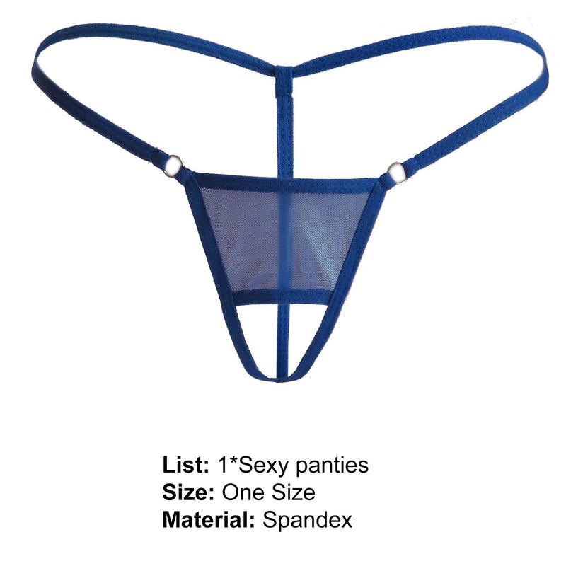 Thin  Popular Color Block Sexy G-string Female Women Thong Skinny   for Daily Wear