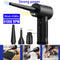 Rechargable Wireless Air Duster 51000 RPM USB Compressed Air Blower Dust Blowing Gun For PC Laptop Car Keyboard Cleaning