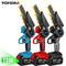 6 Inch Handheld Electric Saw.2PCS Lithium Battery with Indicator.Portable Mini Pruning Chainsaw Garden Woodworking Cutting Tool