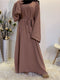 Abaya Dubai Turkey Muslim Fashion Hijab Dress Kaftan Islam Clothing African Maxi Dresses For Women Vestido Robe Musulman De Mode