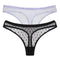 2PCS/Set Lace Sexy G-String Thongs Transparent Women&