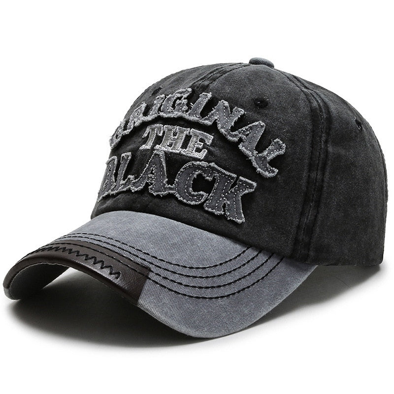 Retro Letter Embroidery Baseball Caps 2022 New Spring Summer Men Women Cotton Adjustable Casual Hat Hip Hop Streetwear Sun Hats