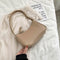 Fashion Women Butterfly Chain Shoulder Underarm Bags Casual Ladies Pure Color Small Purses Handbags Elegant PU Leather Hobo Bags