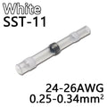 5/10/20/30/50pcs Solder Seal Wire Connectors 3:1 Heat Shrink Insulated Electrical Wire Terminals Butt Splice Waterproof