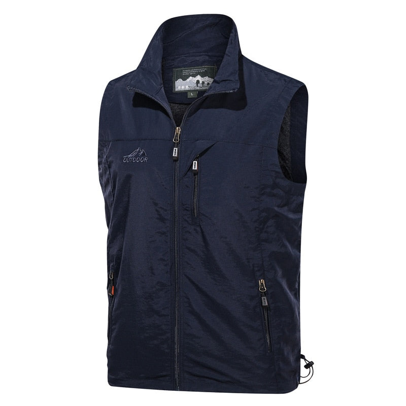 Men Outdoor Windproof Jacket Windbreaker Coat Hiking Rain Camping Fishing Tactical Male Clothing Breathable Jackets Plus Size