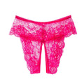 XL - 4XL Plus Size Open Crotch Panties For Sex Lace Transparent Underwear Women Sexy Lingerie Stretching Thongs Femme Christmas