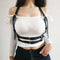 Women Sexy Garters faux Leather Women Body Bondage Cage Sculpting Harness Waist Belt Straps Suspenders Goth Harajuku Belt