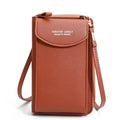 Fashion Cellphone Shoulder Bag Women PU Leather Crossbody Bag 2022 New Handbag Card Holder Messenger Bag Flap Wallet