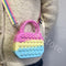 Unicorn Pop Antistress Toys Silicone Push Pop Bubble Bag Unicorn Crossbody Bag Reliver Autism Handbag Coin Pouch Purse for Kids