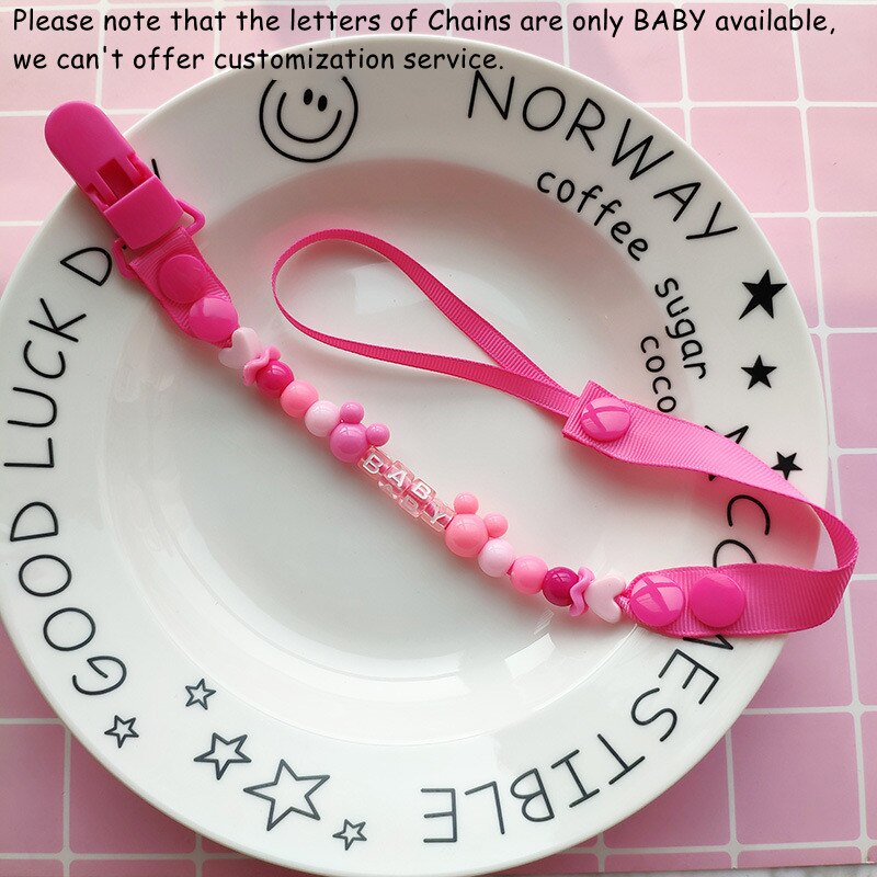 New Baby Pacifier Clip Chain Dummy Holder For Nipples Children Pacifier Clips Pacifier Holder Adjustable Holder for Nipples