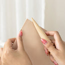 Wood Leather Solid Wood Round Burnishing Edge for Polished Edge Leather Craft Working Tool Craft Kit