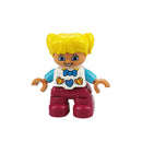 Big Size Action Figures City Princess Policemen Family Building Block Doll Character Accessory Toys Assembly Children Kids Gift